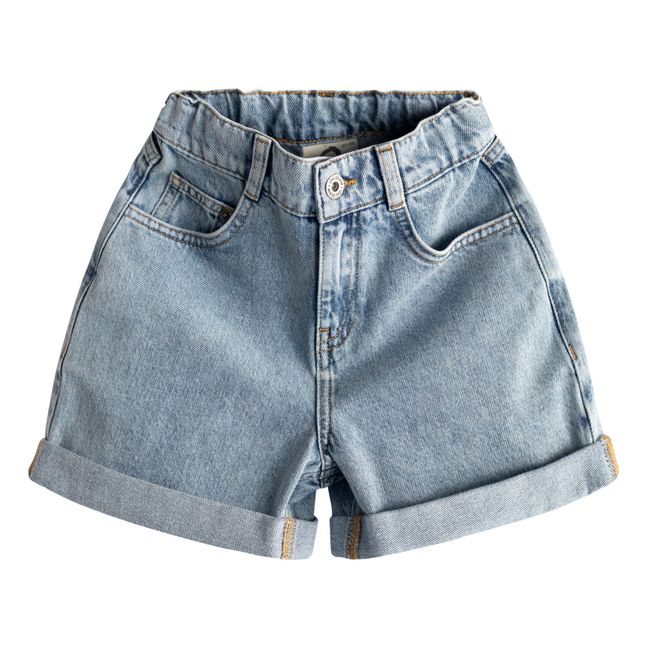 Mia Organic Cotton Shorts | Blue