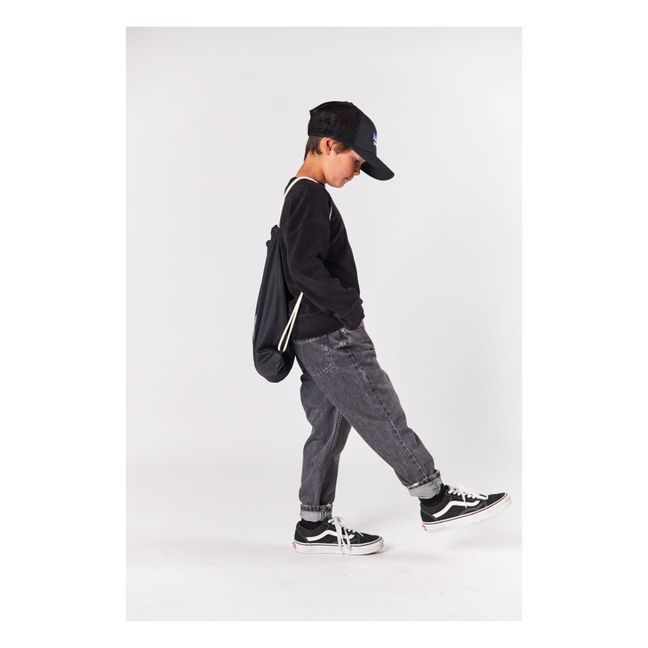 Jeans in cotone organico Benny | Grigio scuro