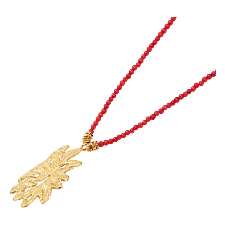 Tsikis x Alma Deia Exclusive - Halskette Long Murad | Orange- Produktbild Nr. 2