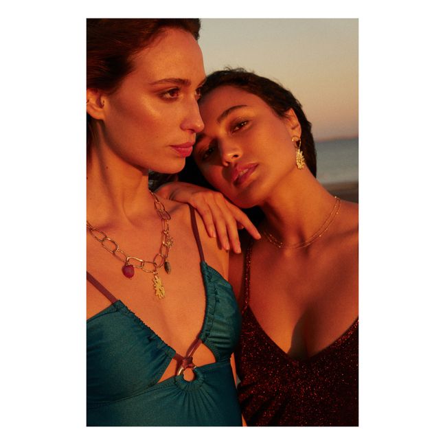 Tsikis x Alma Deia Exclusive - Halskette mit Anhänger Ferrera | Gold