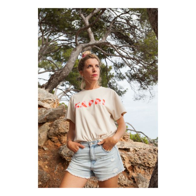 Exclusivité Marlot x Smallable - T-Shirt Coton Bio Muse - Collection Femme  | Ecru