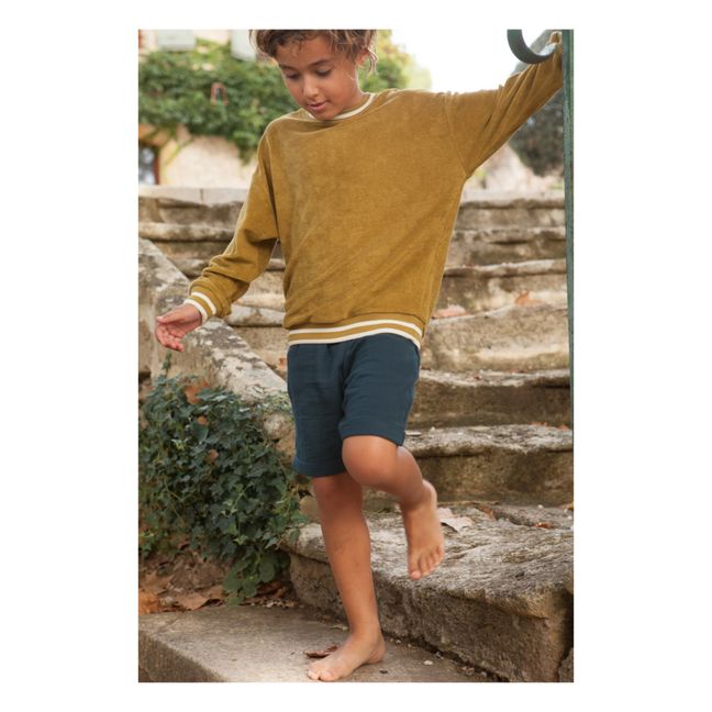 Marlot x Smallable Exclusive - Poppy Terry Sweater | Ochre