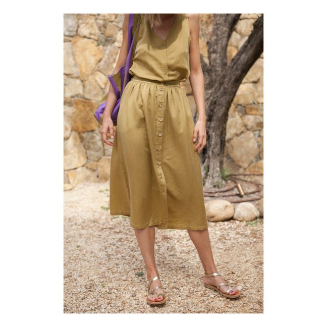 Marlot x Smallable Exclusive - Minette Silk Midi Skirt - Women’s Collection | Ocra