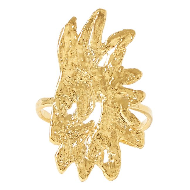 Exclusivité Elise Tsikis x Alma Deia - Bague Ajustable Soleil Alcudia | Gold