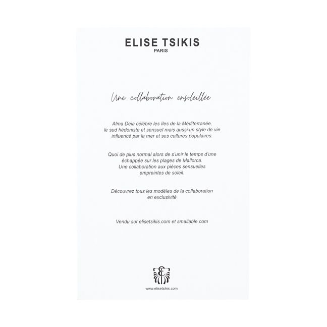 Esclusiva Elise Tsikis x Alma Deia - Bracciale Figura | Turchese