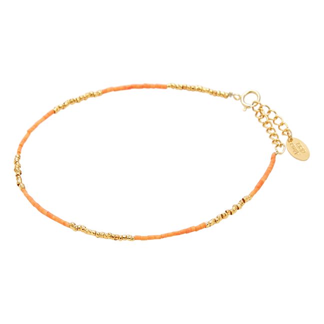 Exclusivité Elise Tsikis x Alma Deia - Chaine de Cheville Horta | Orange