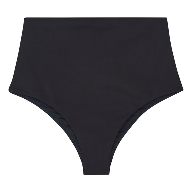 Slip bikini a vita alta | Nero