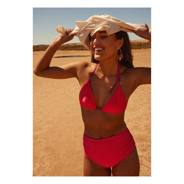 Reversible Triangle Bikini | Rosa Fushia