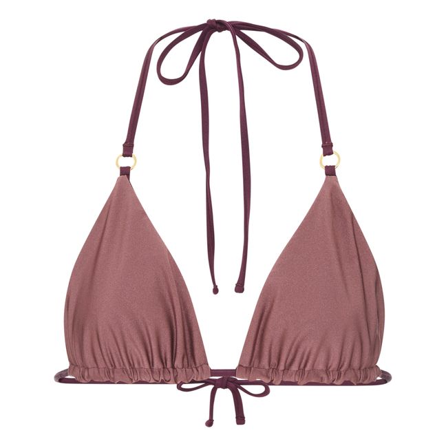 Triangolo bikini reversibile | Melanzana