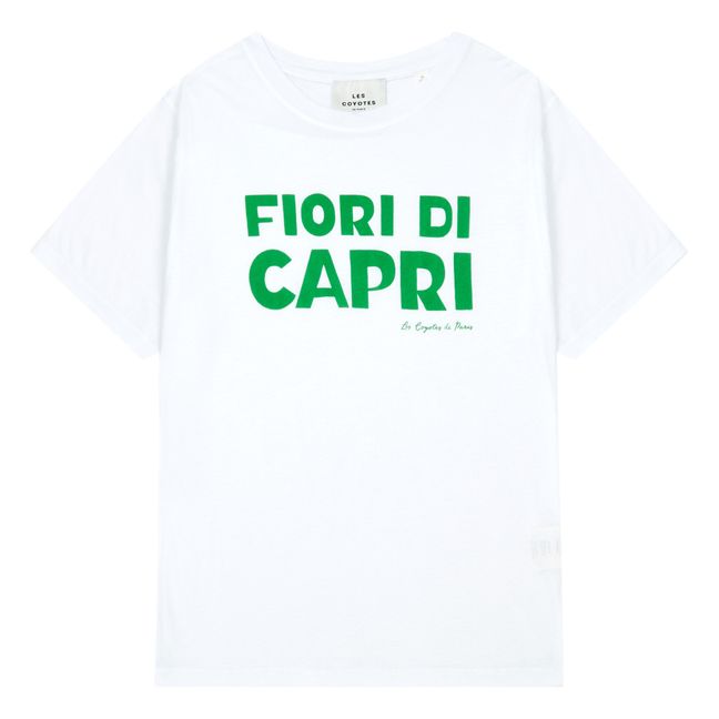 T-shirt Fiori  | Blanc