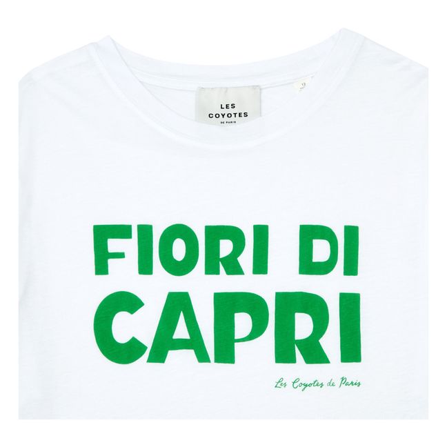 T-shirt Fiori  | Blanc