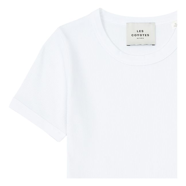 T-Shirt aderente  | Bianco