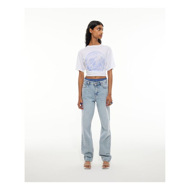 T-shirt Flower Power | Bianco