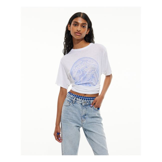 T-shirt Flower Power | Bianco