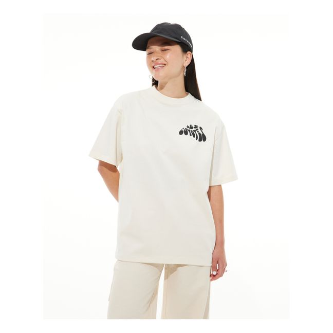 Kaleidoscope Oversize T-Shirt | Ecru