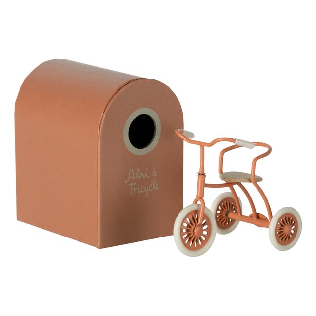 Abri à tricycle Souris | Corail Orange