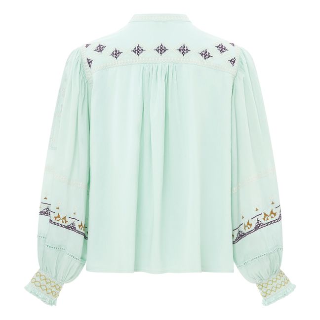 Embroidered Blouse | Blue