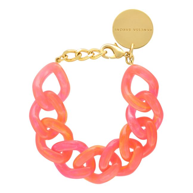 Bracelet Flat Chain Campari | Orange