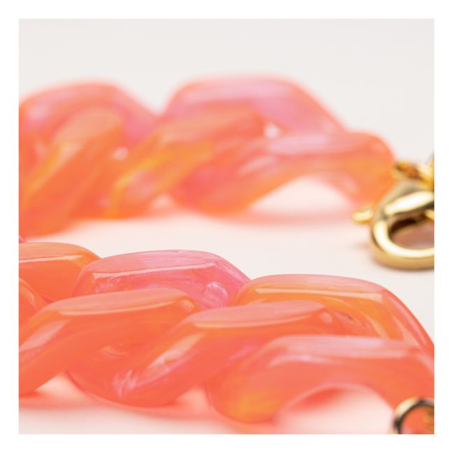 Campari Flat Chain Bracelet | Arancione