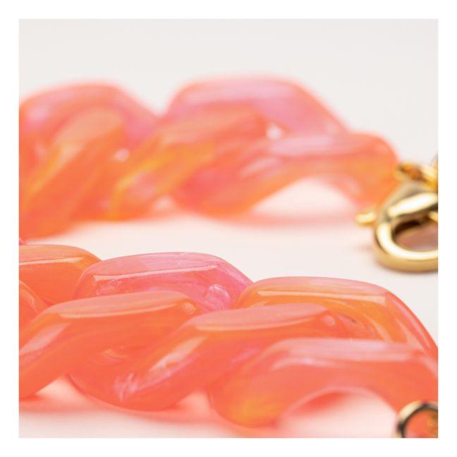 Bracelet Flat Chain Campari | Orange