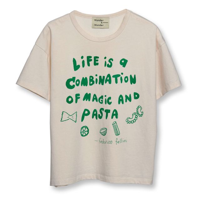 T-shirt Coton Bio Pasta | Ecru