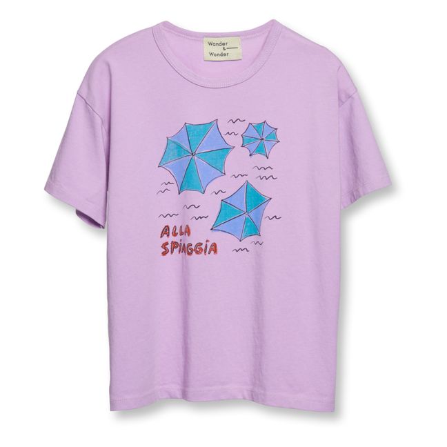 Organic Cotton Beach T-shirt | Lilac