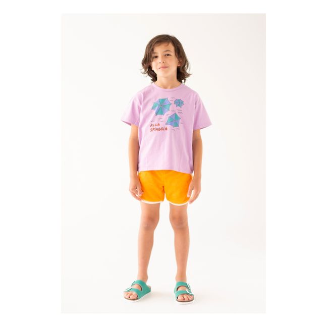 Organic Cotton Beach T-shirt | Lilac