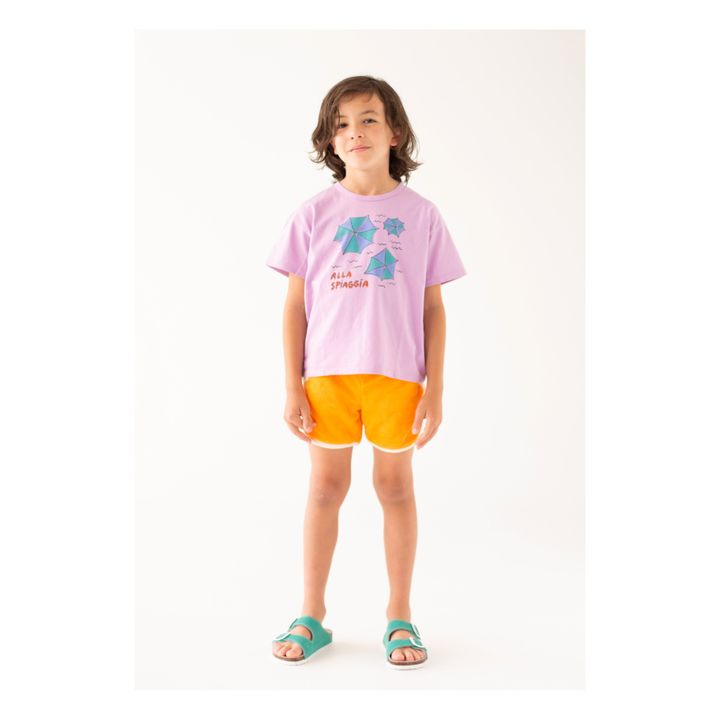 Organic Cotton Beach T-shirt | Lila- Produktbild Nr. 1
