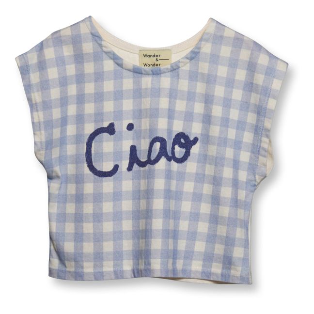 Ciao Organic Cotton Top | Light blue