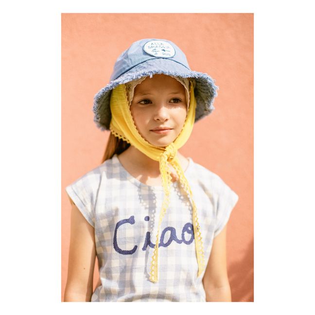Ciao Organic Cotton Top | Light blue