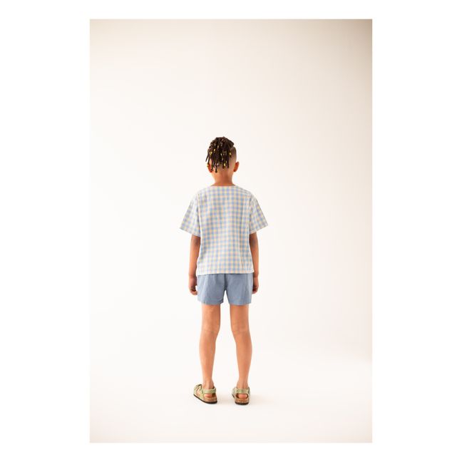 Henley T-shirt | Hellblau