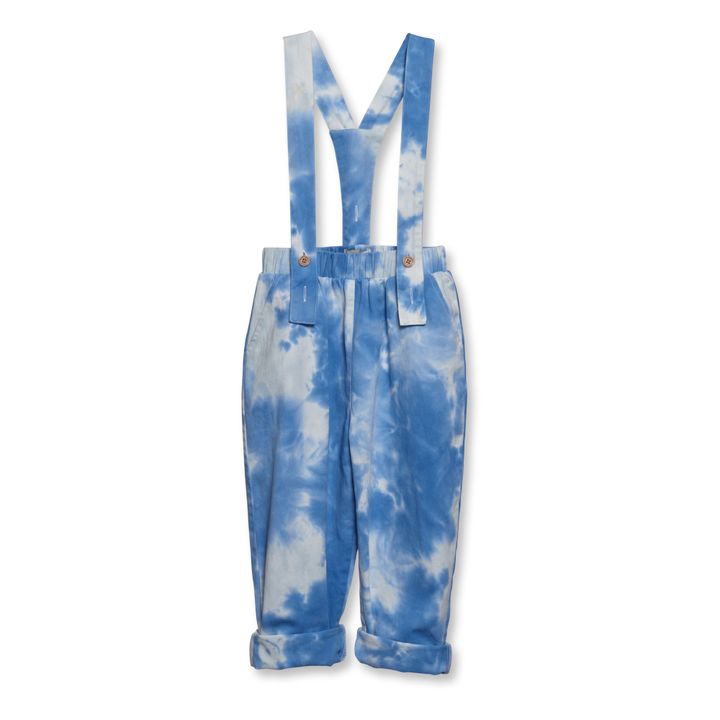 Tie-Dye Pants with Braces | Azul- Imagen del producto n°0