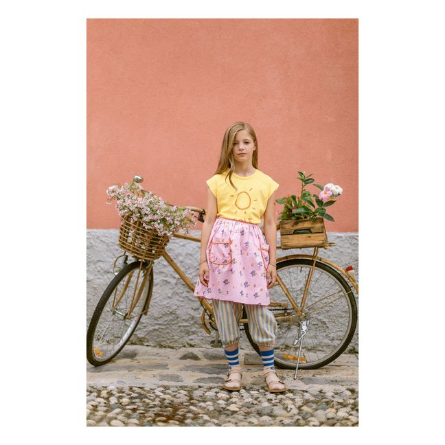 Woven Cotton Floral Skirt | Rosa