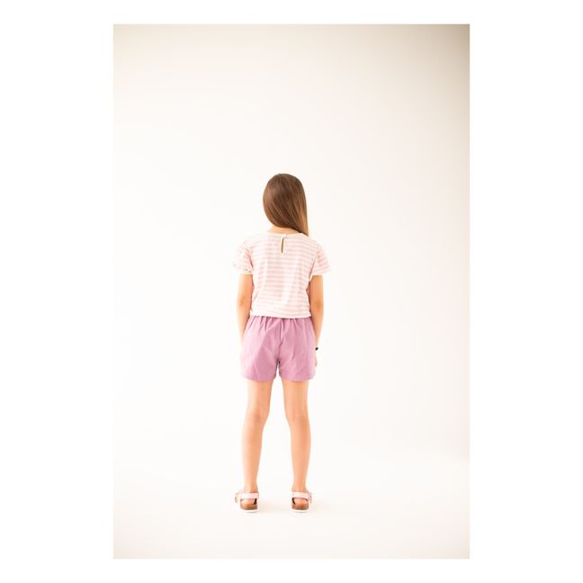 Zipped Shorts  | Rosa antico