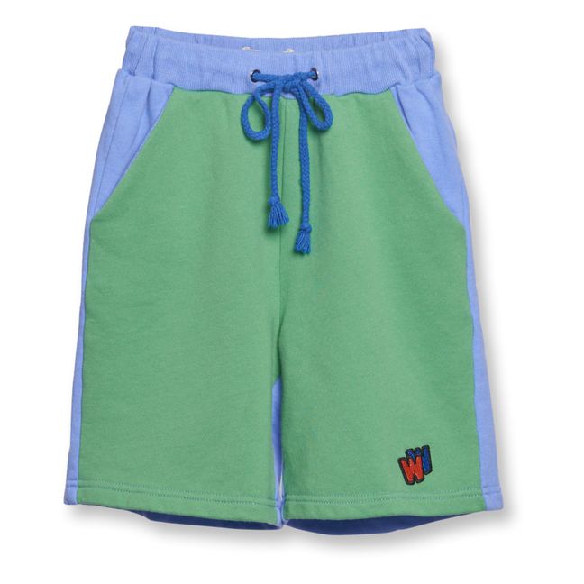 Two-Tone Flannel Shorts | Verde