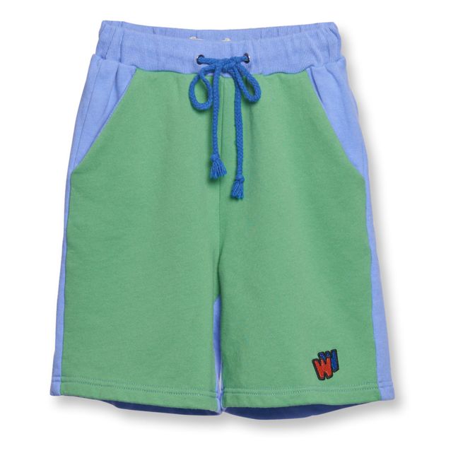 Short Molleton Bicolore | Vert