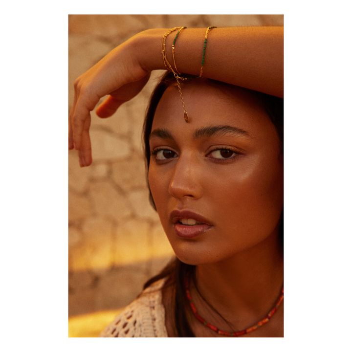 Exclusivo Elise Tsikis x Alma Deia - Collar Inca | Naranja- Imagen del producto n°5