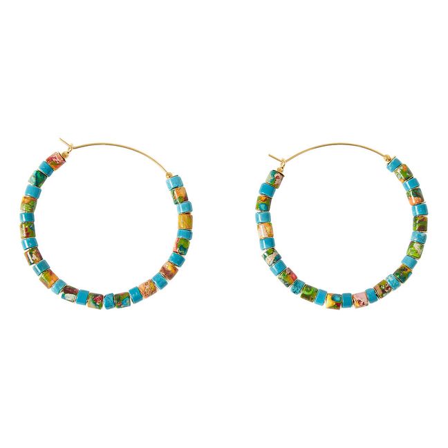 Tsikis x Alma Deia Exclusive - Marcia Earrings | Turquoise