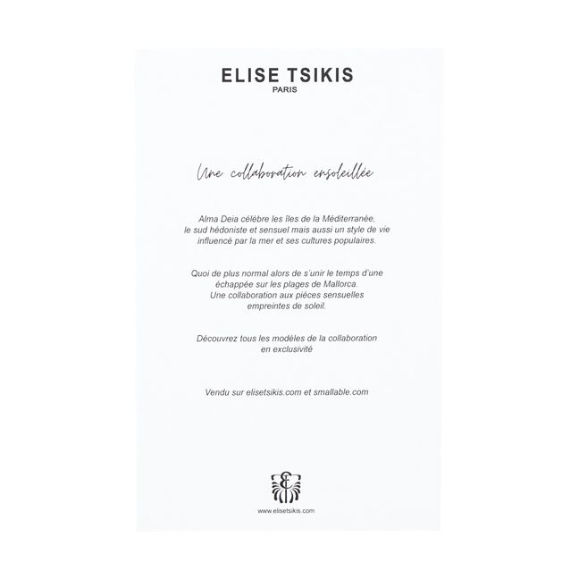 Exclusivité Elise Tsikis x Alma Deia - Boucle d'Oreille Calobra | Gold