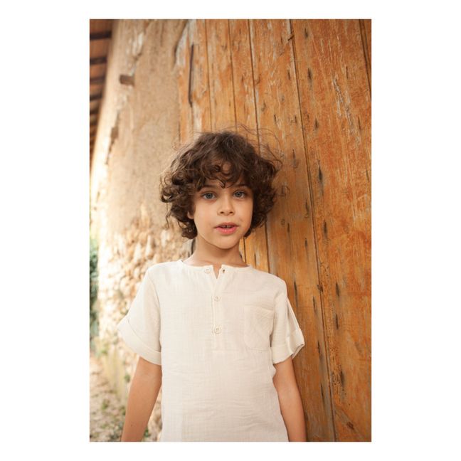 Kurta Gaze de Coton Marius | Ecru