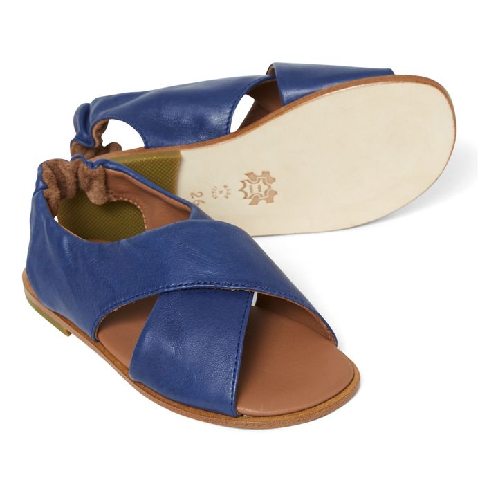 Cross Over Sandals  | Blue- Product image n°1