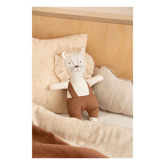 Lion Plush Pillow | Beige