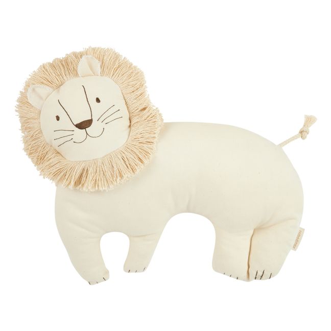 Coussin Lion | Bianco