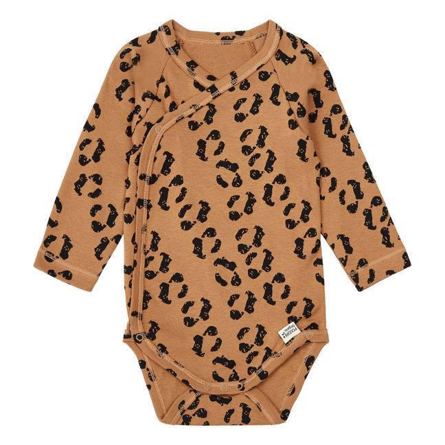 Body Lierre a maniche lunghe con stampa leopardo | Marrone
