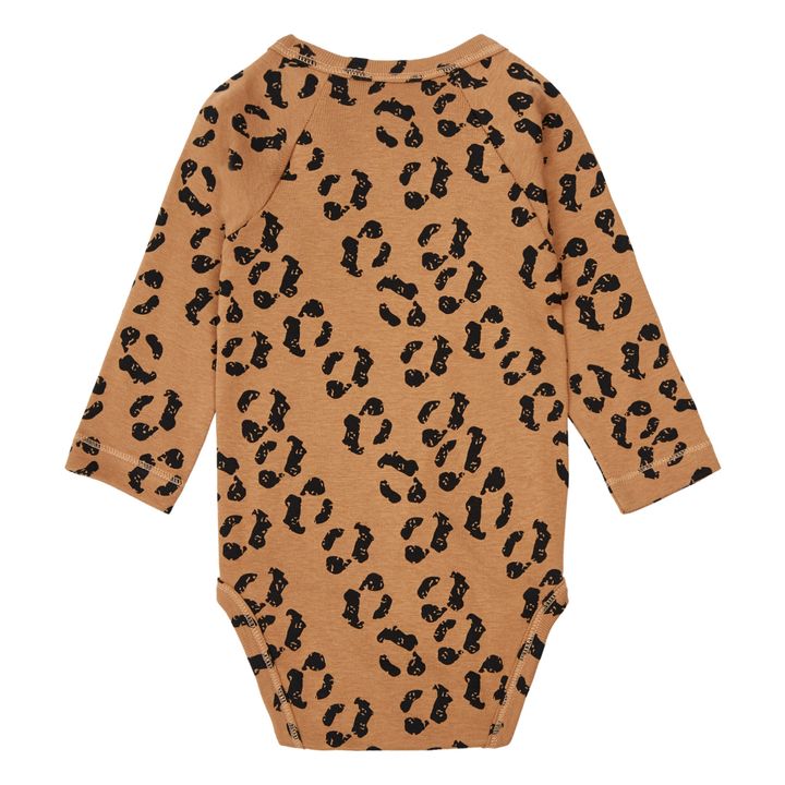 Body de manga larga estampado leopardo Ivy | Marrón- Imagen del producto n°1