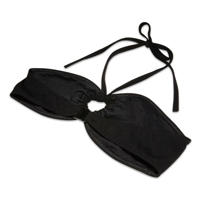 Haut de Maillot de Bain Bandeau | Noir