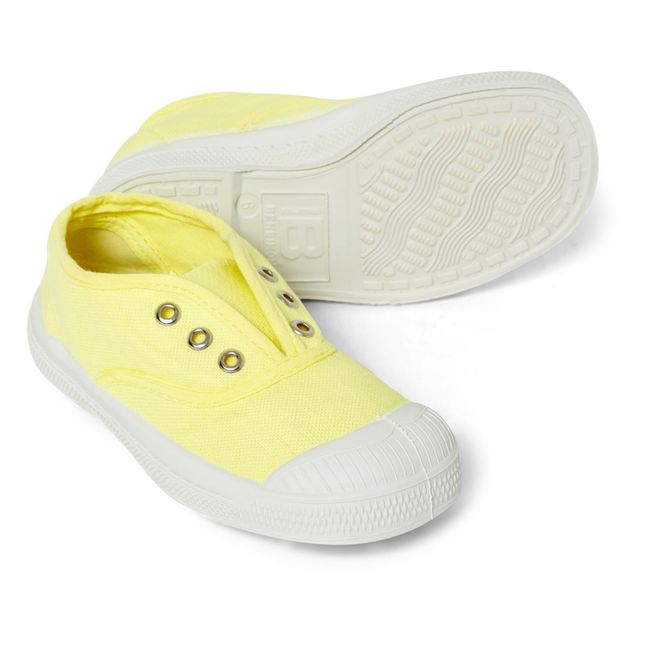 Elly Tennis Shoe | Pale yellow