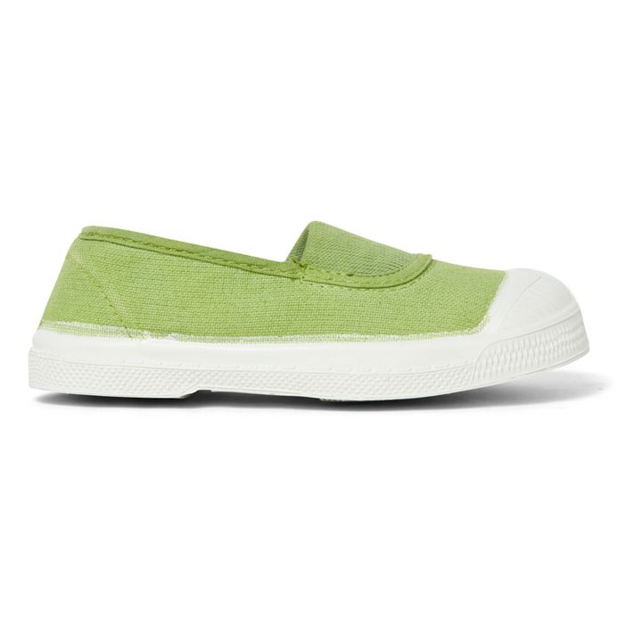 Vegan Elastic Sneakers | Grün- Produktbild Nr. 0