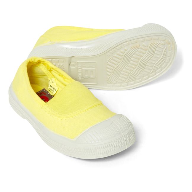 Vegan Elastic Sneakers | Amarillo palo
