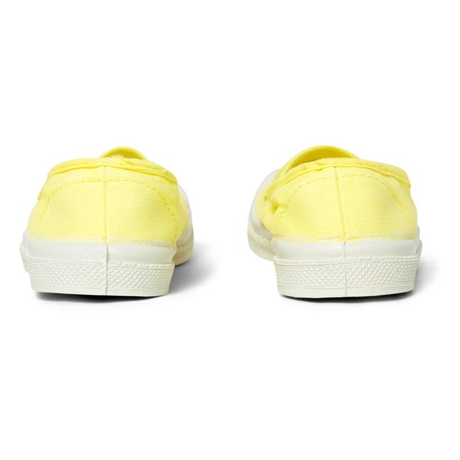 Tennis Elastique Vegan | Jaune pâle